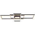 LED-DECKENLEUCHTE Irvine 70/30 cm  - Schwarz, Basics, Kunststoff/Metall (70/30cm) - Novel