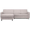 ECKSOFA in Webstoff Hellrosa  - Hellrosa/Schwarz, Design, Kunststoff/Textil (165/257cm) - Xora
