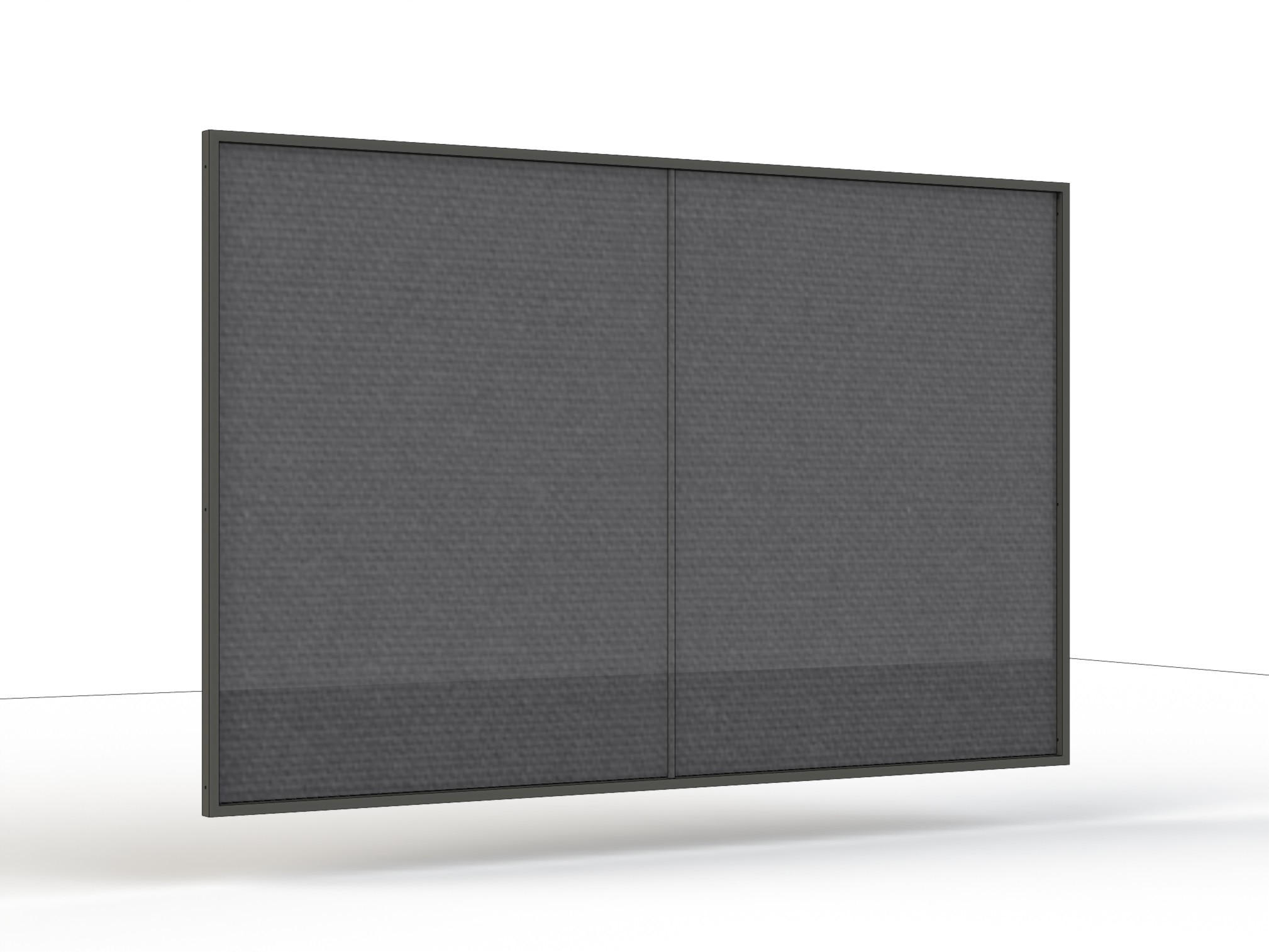 PAVILLON-SEITENTEIL 300/210/0,5 cm  - Anthrazit, Basics, Textil/Metall (300/210/0,5cm) - Siena Garden