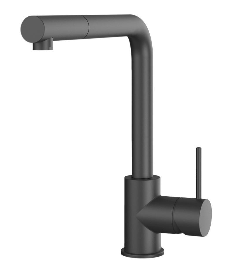 KÜCHENARMATUR - Schwarz, Basics, Metall (26/23cm) - HKT