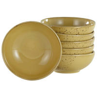 DIPSCHALENSET Keramik Steinzeug  - Currygelb, Trend, Keramik (11,5cm) - Creatable