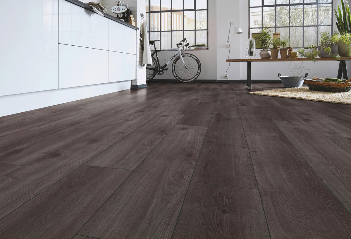 LAMINATBODEN Exquisit  - Eichefarben, KONVENTIONELL, Holz (138.0/19.3/0.8cm)