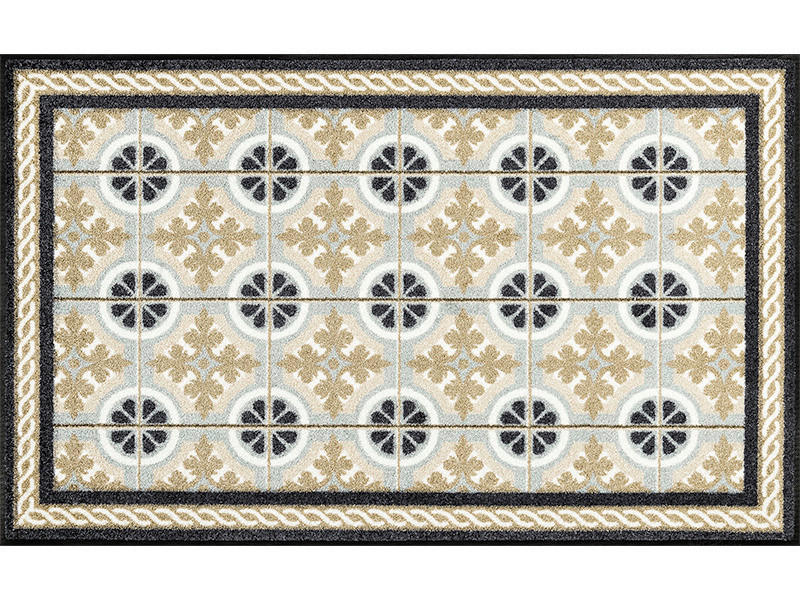 FUßMATTE  75/120 cm  Multicolor  - Multicolor, KONVENTIONELL, Kunststoff/Textil (75/120cm) - wash+dry