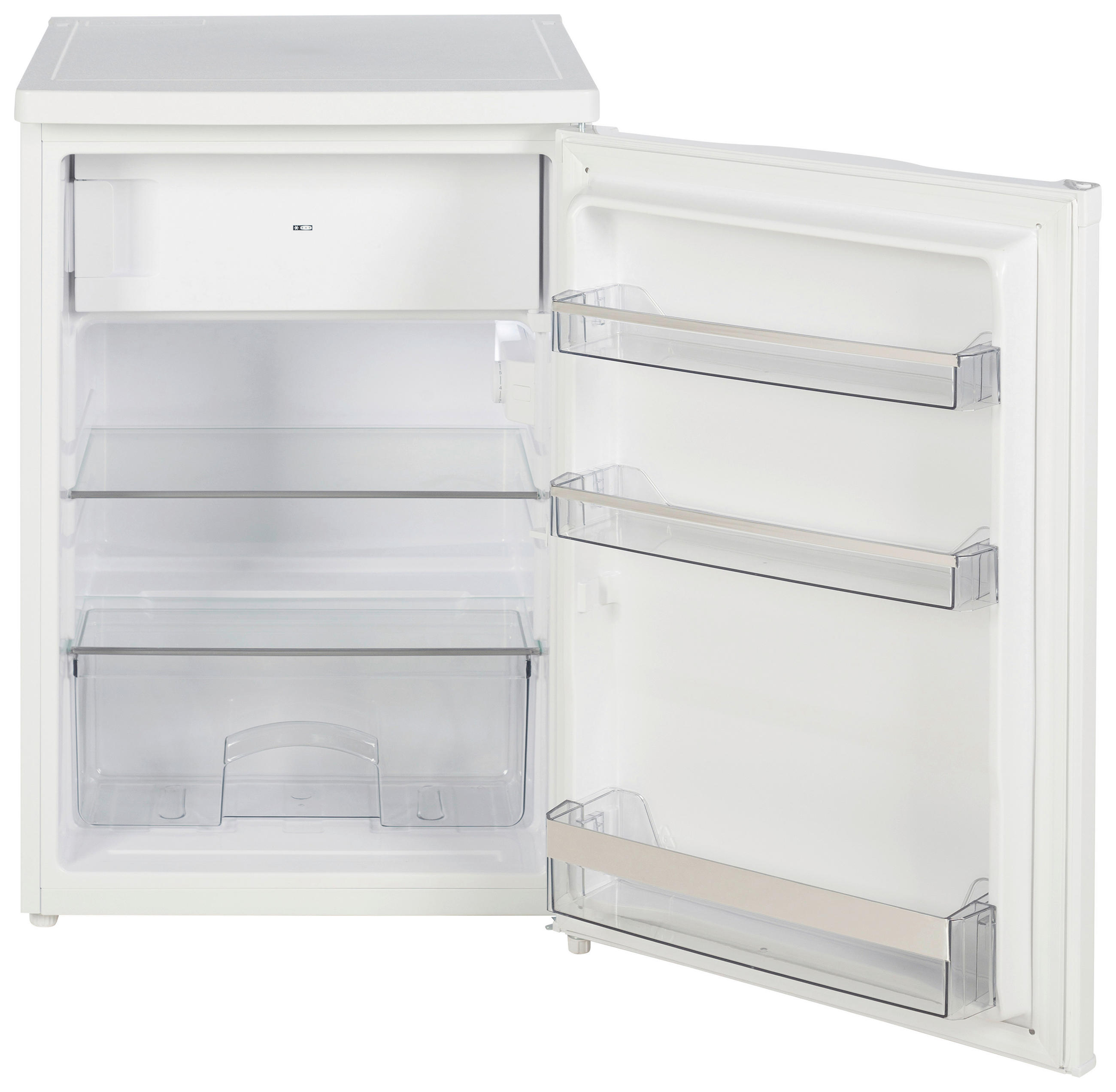 KÜHLSCHRANK 58/85/55 cm SKHTTMG4SSWD  - Weiß, Basics, Glas/Metall (58/85/55cm) - Mican