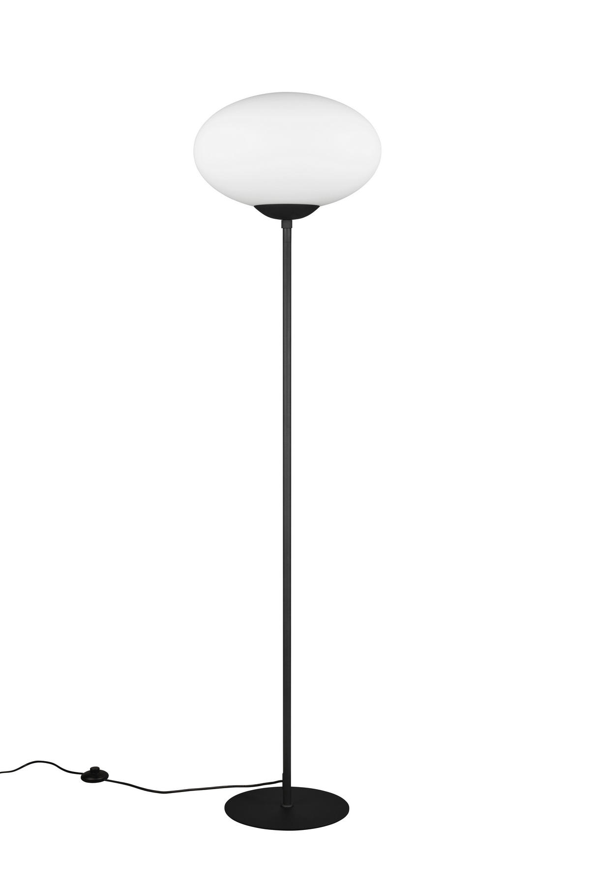 STEHLEUCHTE - Weiss/Schwarz, Basics, Glas/Metall (40/150cm) - Trio Leuchten