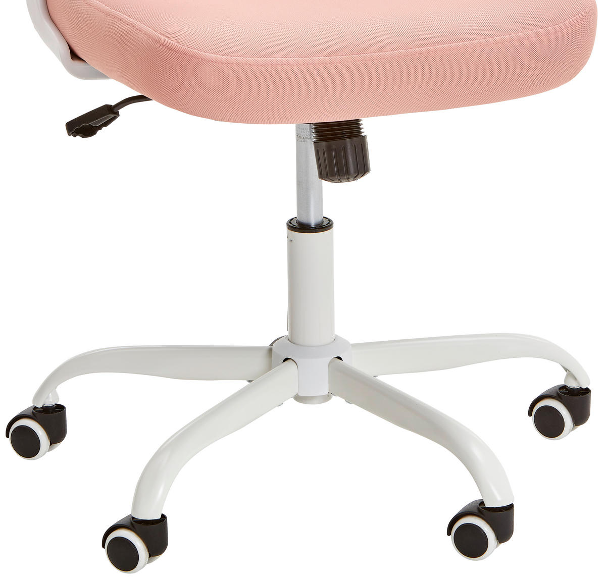 KANCELARIJSKA STOLICA  bela, pink   - pink/bela, Moderno, metal/tekstil (61/118-128/60,5cm) - Livetastic