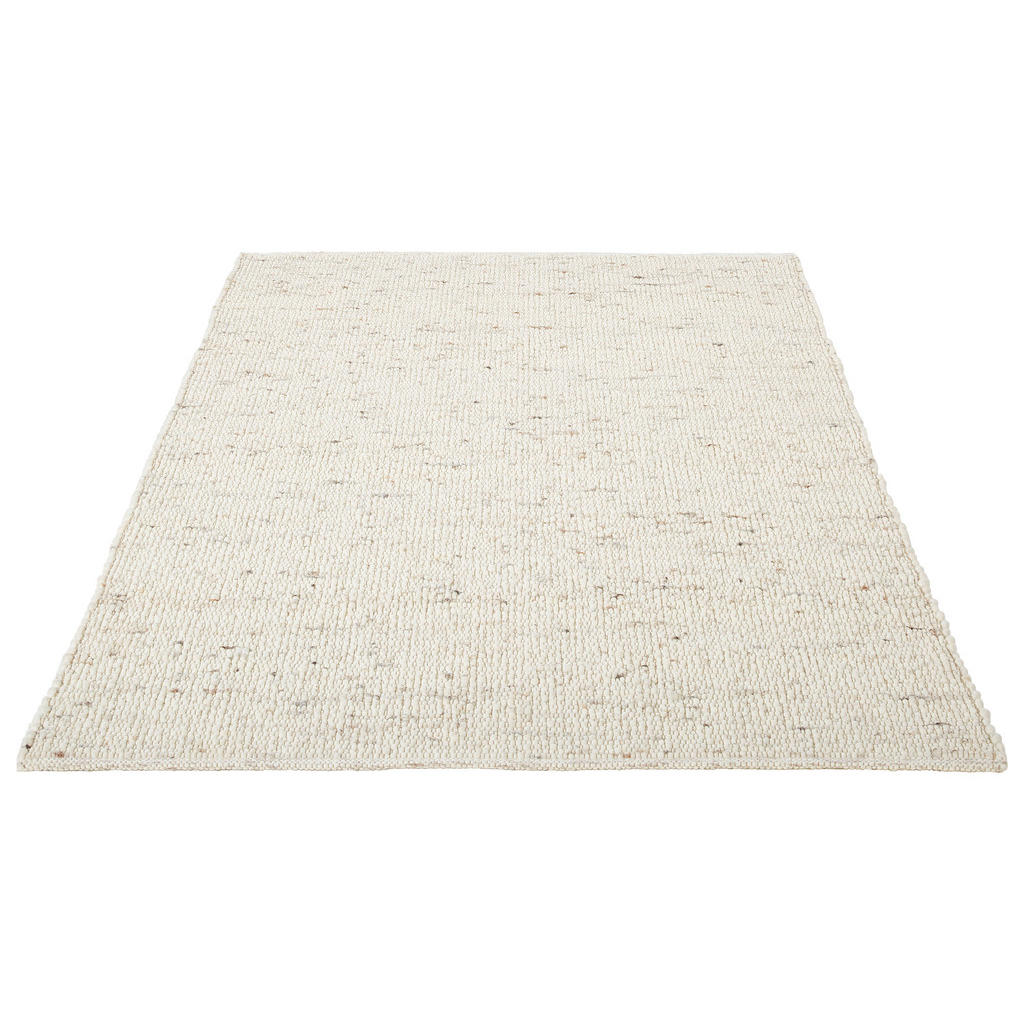 Thumbnail - Linea Natura Handwebteppich, Beige, Textil, Uni, rechteckig, 200x290 cm, für Fußbodenheizung geeignet, beidseitig verwen...