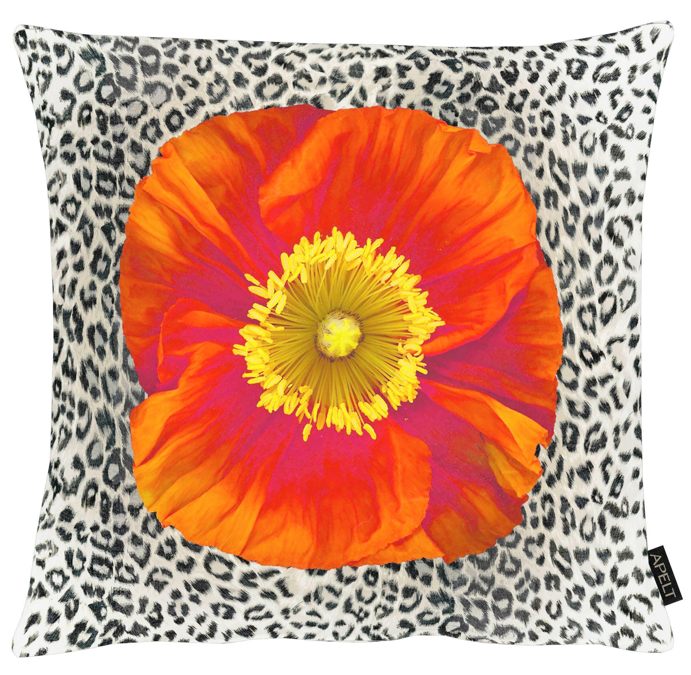 DEKORAČNÝ VANKÚŠ 45/45 cm - béžovohnedá/červená, Basics, textil (45/45cm) - Apelt