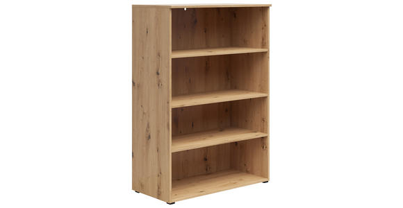 REGAL Eiche Artisan - Anthrazit/Eiche Artisan, MODERN, Holzwerkstoff/Kunststoff (80/115/40cm) - Carryhome