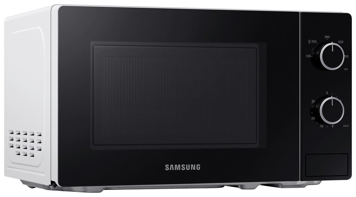 MIKROWELLE MS20A3010AH/EG  - Schwarz/Weiß, Basics, Glas/Metall (48,8/29,1/38,0cm) - Samsung
