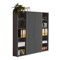 AKTENSCHRANK 172,6/185,6/33 cm  - Anthrazit, MODERN, Holzwerkstoff (172,6/185,6/33cm) - MID.YOU