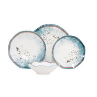 KOMBISERVICE Multicolor 24-teilig 6 Personen  - Multicolor, Basics, Keramik - P & B