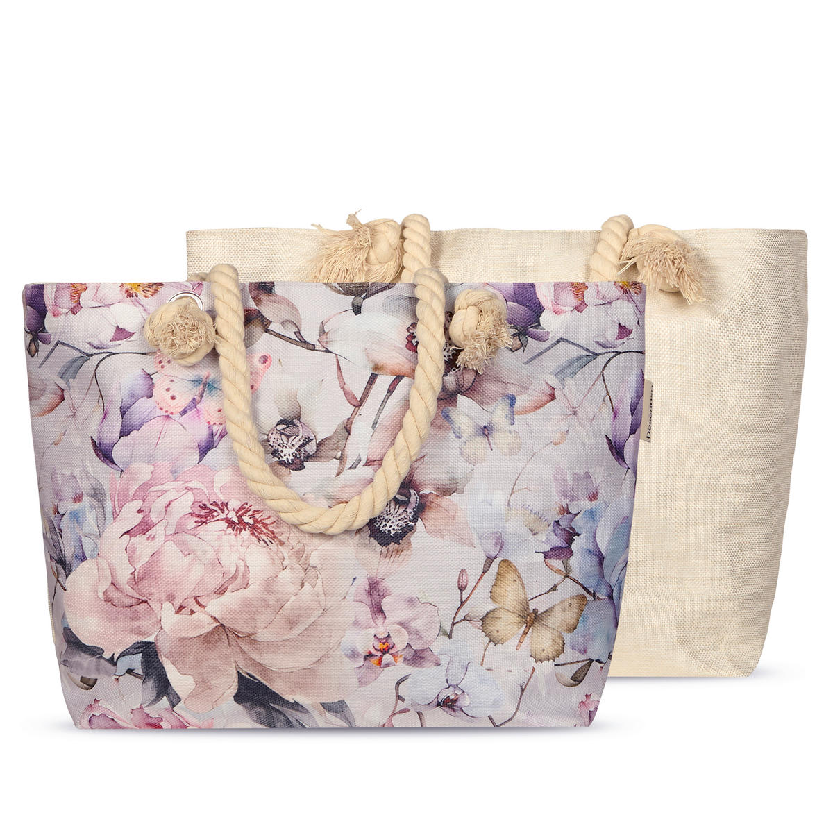 STRANDTASCHE - Grau, Basics, Textil (60/43cm)