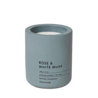DUFTKERZE Fraga  - Blau, Design, Naturmaterialien/Stein (9,0/11,0cm) - Blomus