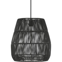 HÄNGLAMPA PR Home Saigon 38 cm  - svart, Natur, plast (38cm)