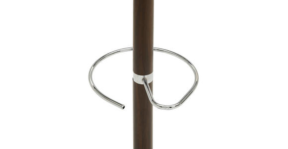 GARDEROBENSTÄNDER in Dunkelbraun 37/176/37 cm - Dunkelbraun, Basics, Kunststoff/Stein (37/176/37cm) - Xora