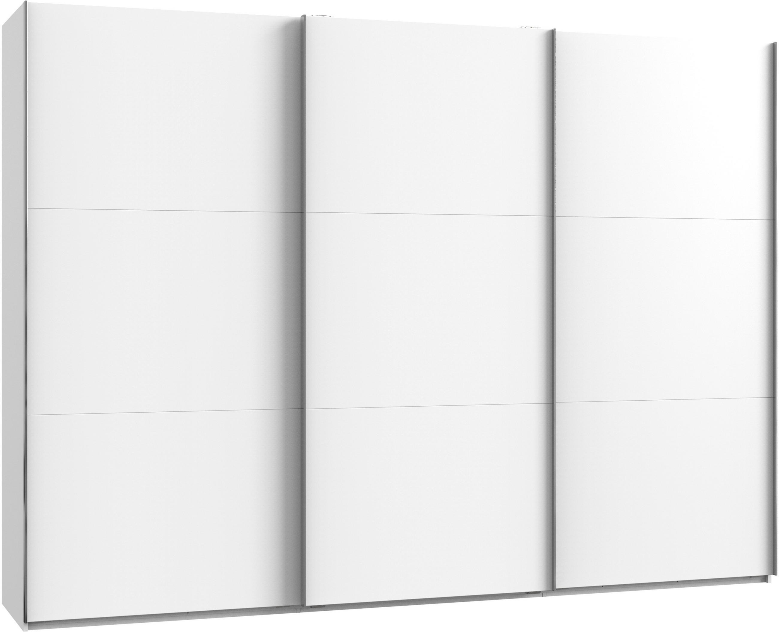 Schwebetürenschrank B: 300 Cm Level, Weiß