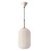 PENDELLEUCHTE 20/20/115 cm  - Goldfarben/Weiß, KONVENTIONELL, Metall (20/20/115cm)
