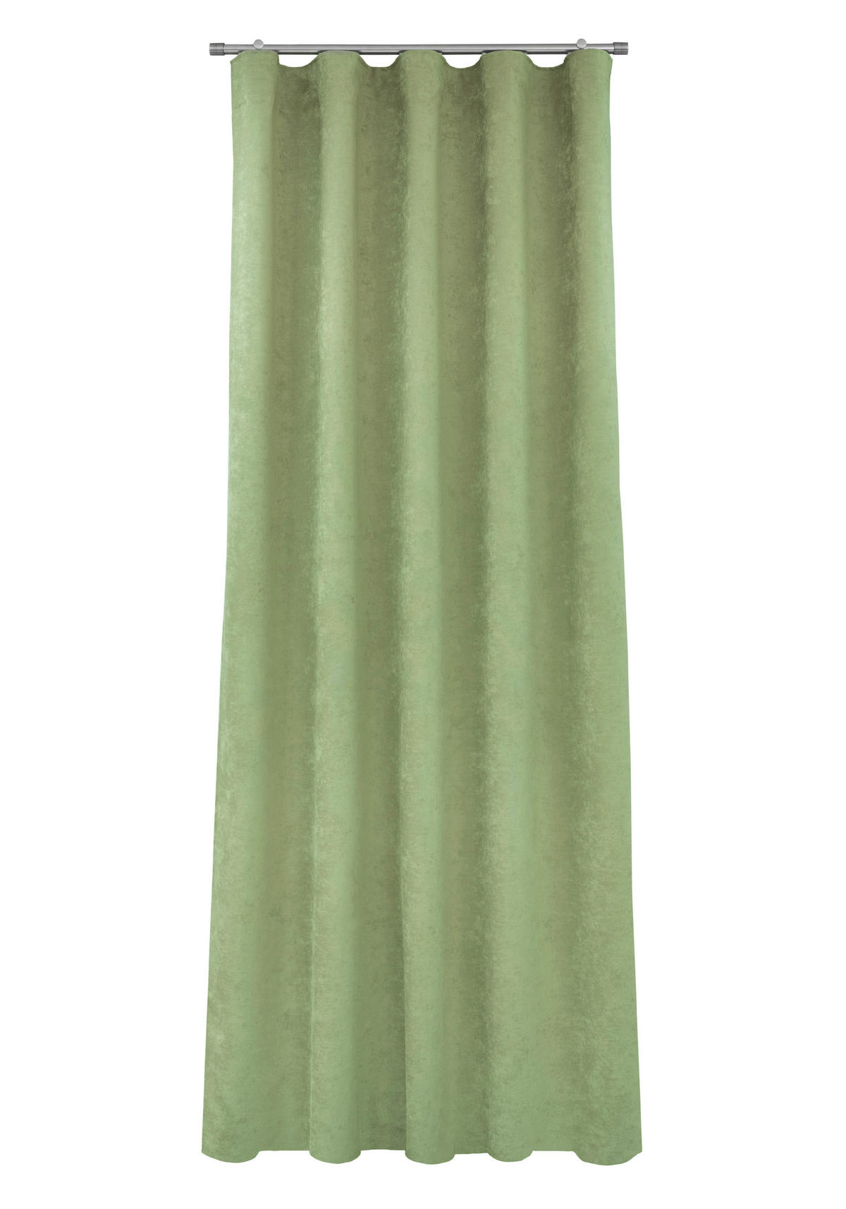 KÉSZFÜGGÖNY sötétítő  - zöld, Basics, textil (140/250cm)