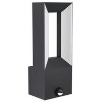 AUSSENWANDLEUCHTE - Weiss/Schwarz, Design, Kunststoff/Metall (11/5/29cm) - Eglo