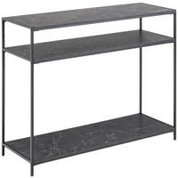 KONSOLBORD i trämaterial 100/35/79 cm    - svart, Design, metall/trämaterial (100/35/79cm) - Best Price