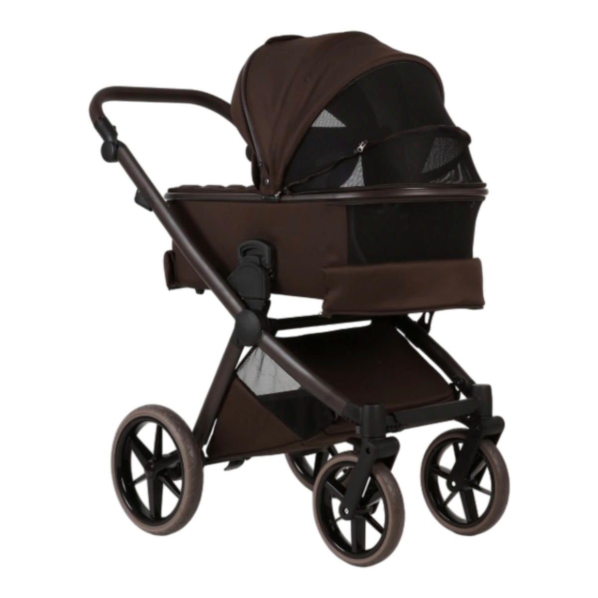 BARNVAGNSSET  - brun, Trend, textil/plast (100/59/106cm) - Jimmylee