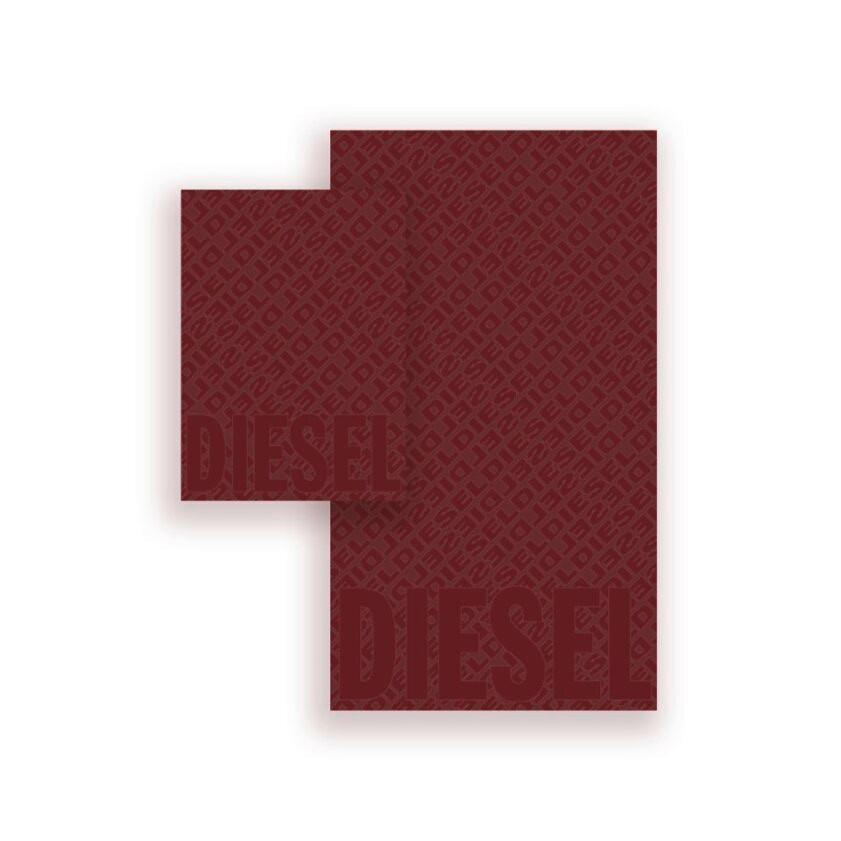 FROTTIERSET 3D LOGO Rot 2-teilig  - Rot, Basics, Textil - Diesel
