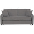 SCHLAFSOFA Webstoff Anthrazit  - Anthrazit/Schwarz, Design, Kunststoff/Textil (186/83/100cm) - Xora