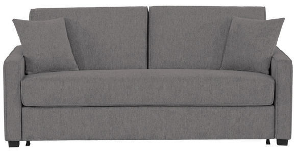 SCHLAFSOFA Webstoff Anthrazit  - Anthrazit/Schwarz, Design, Kunststoff/Textil (186/83/100cm) - Xora