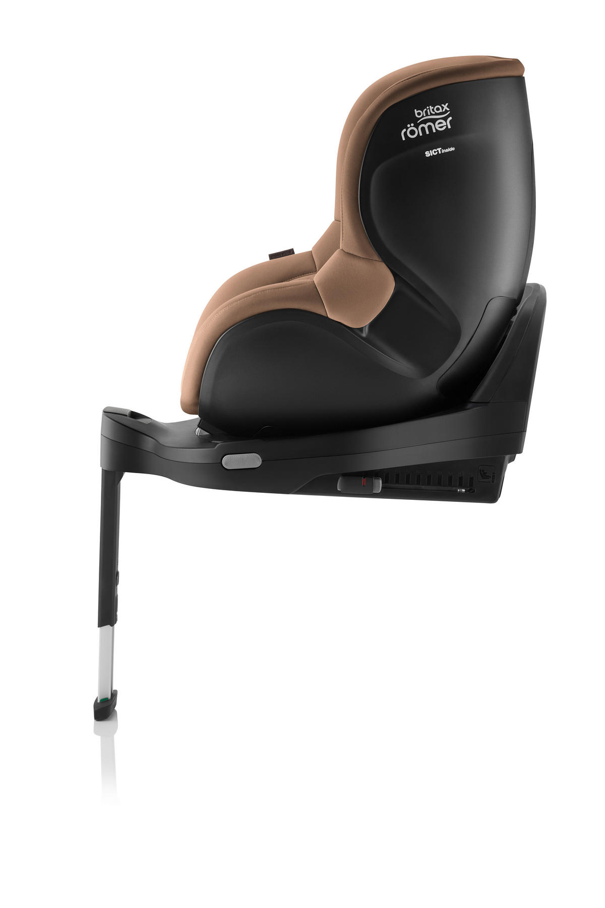 REBOARDER-KINDERSITZ Dualfix Pro M  - Cognac, Basics, Kunststoff/Textil (44/48/74cm) - Britax Römer