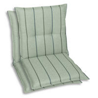 SESSELAUFLAGENSET in Hellgrün Streifen  - Hellgrün, Basics, Textil (50/7/100cm)