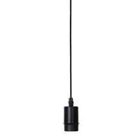 SCHNURPENDEL 120/10/2,5 cm   - Schwarz, Trend, Metall (120/10/2,5cm) - Light & Living