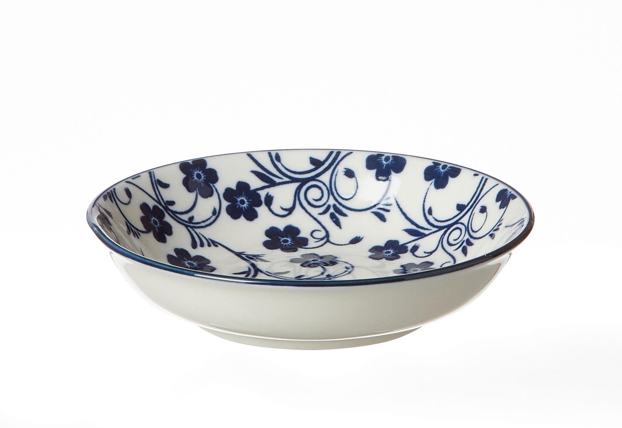 BOL  - albastru/alb, Basics, ceramică (10/2cm) - Ritzenhoff Breker