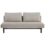 SCHLAFSOFA Cord Beige  - Beige/Schwarz, Design, Textil/Metall (191/92/99cm) - Carryhome