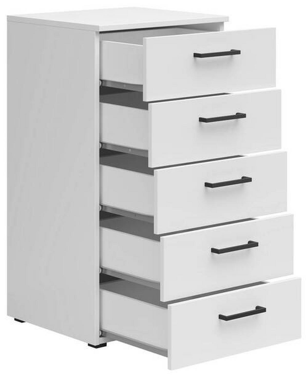 KOMMODE  in 45/83/40 cm  - Anthrazit/Schwarz, MODERN, Holzwerkstoff/Kunststoff (45/83/40cm) - Carryhome