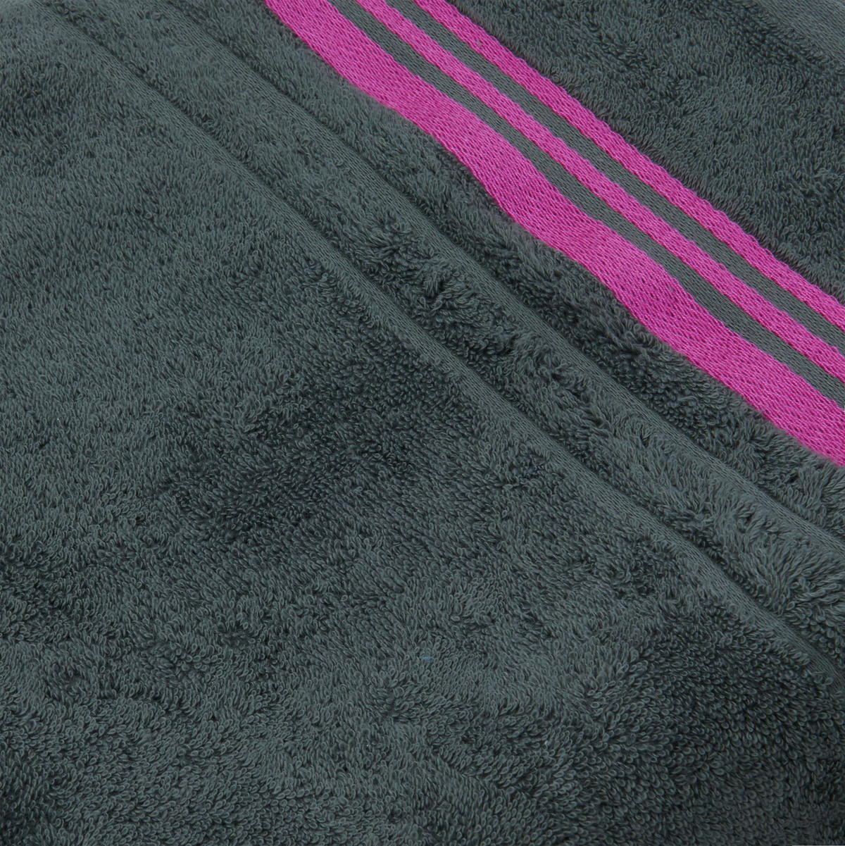 DUSCHTUCH 70/140 cm Eigenmodelle 2026  - Pink/Grau, Design, Textil (70/140cm) - Kleine Wolke