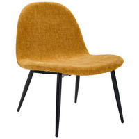KŘESLO, dřevo, kov, textil, žlutá, černá - černá/žlutá, Design, kov/dřevo (63/82/74cm) - Livetastic