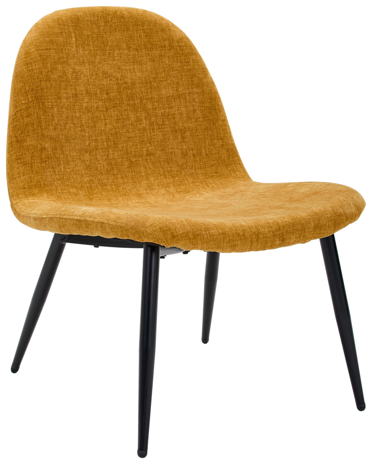 KŘESLO, dřevo, kov, textil, žlutá, černá - černá/žlutá, Design, kov/dřevo (63/82/74cm) - Livetastic