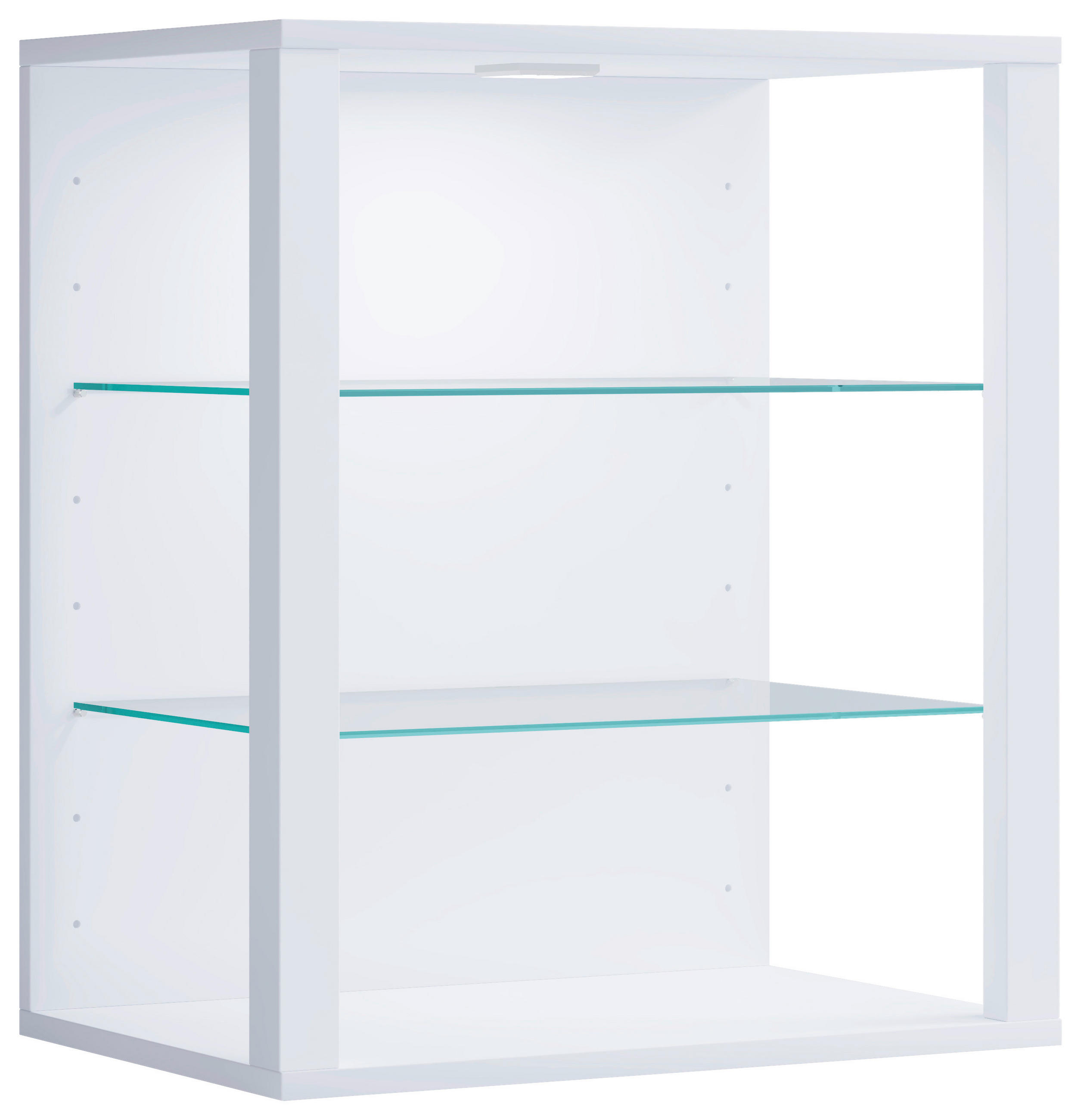 HÄNGEVITRINE Glasol in Weiß  - Weiß, Design, Glas/Holzwerkstoff (52/60/35cm) - MID.YOU