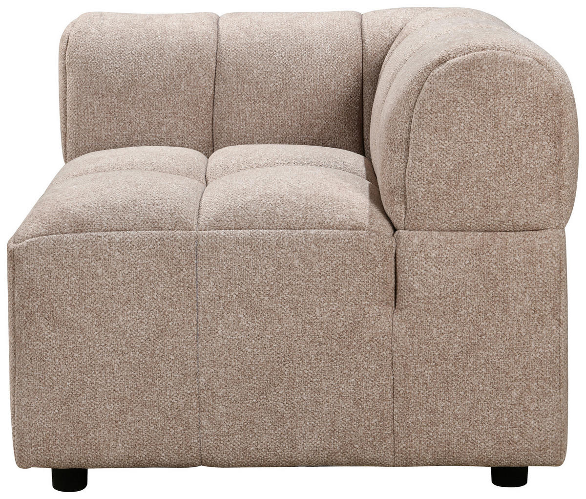 ECKELEMENT Struktur  - Beige/Schwarz, Design, Holz/Kunststoff (84/70/84cm) - MID.YOU