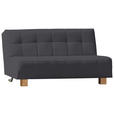 SCHLAFSOFA Juice in Grau  - Naturfarben/Grau, Design, Holz/Textil (165/92/102cm) - Novel
