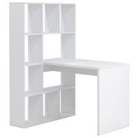 SCHREIBTISCHKOMBINATION Weiß  - Weiß, MODERN, Holzwerkstoff (110/149/94cm) - MID.YOU