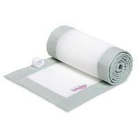 NESTCHEN babybay Nestchen 3D Mesh  - Mintgrün, Basics, Naturmaterialien (200/24/2cm) - Tobi