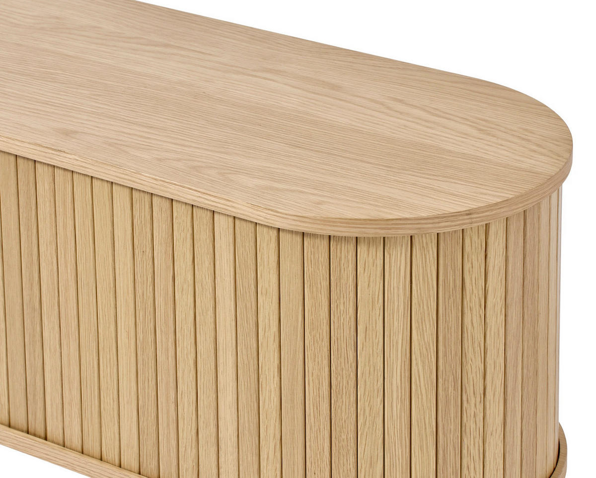 LOWBOARD Eiche Bianco  180/55,6/40 cm  - Eiche Bianco, Design, Holz (180/55,6/40cm) - Lomoco