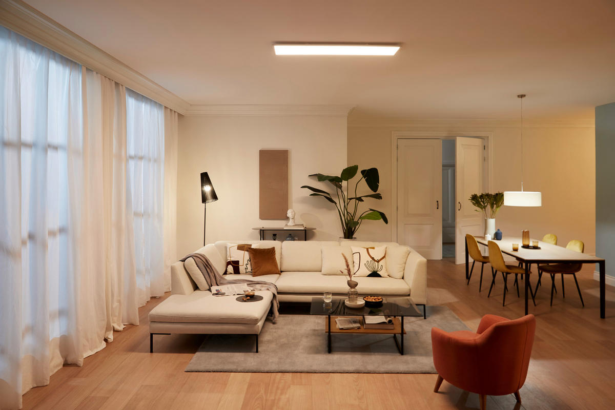 LED-DECKENLEUCHTE   - Weiß, KONVENTIONELL, Kunststoff (120/4,2/30cm) - Philips