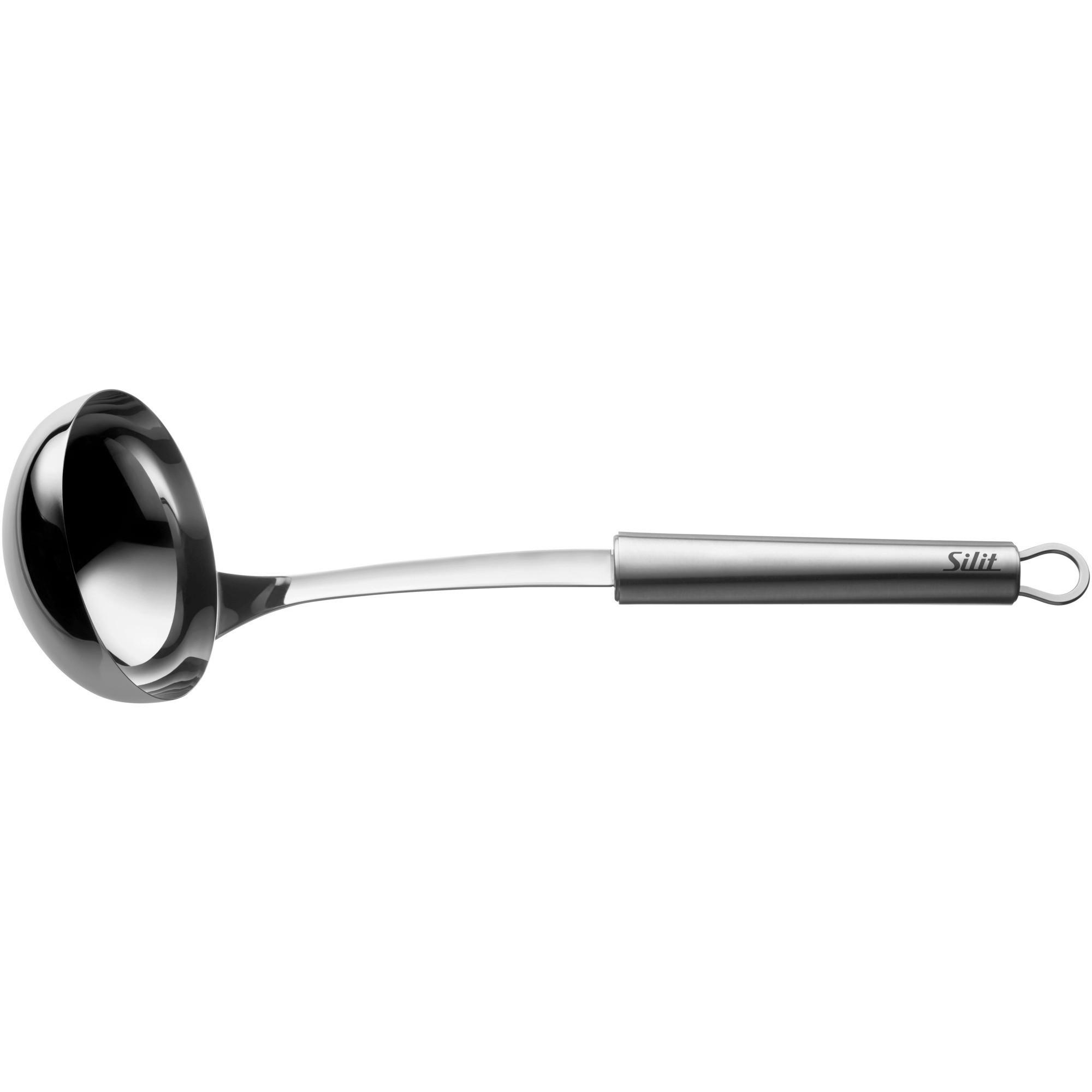 SCHÖPFLÖFFEL  - Silberfarben, Basics, Metall - Silit