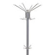 KLEIDERSTÄNDER in Silberfarben 37/172/37 cm   - Silberfarben, Basics, Kunststoff/Stein (37/172/37cm) - Carryhome