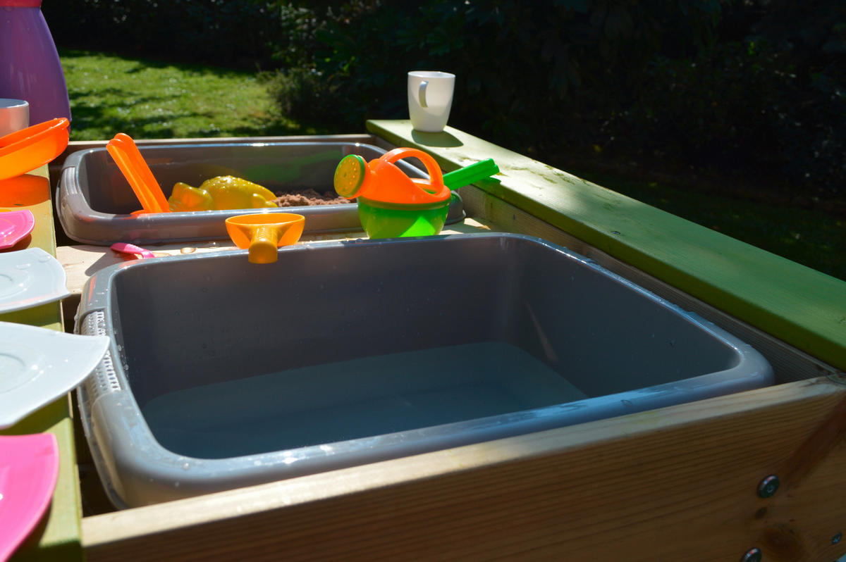 WASSERSPIELTISCH Esel  - Kieferfarben, KONVENTIONELL, Holz (100/53/80cm)