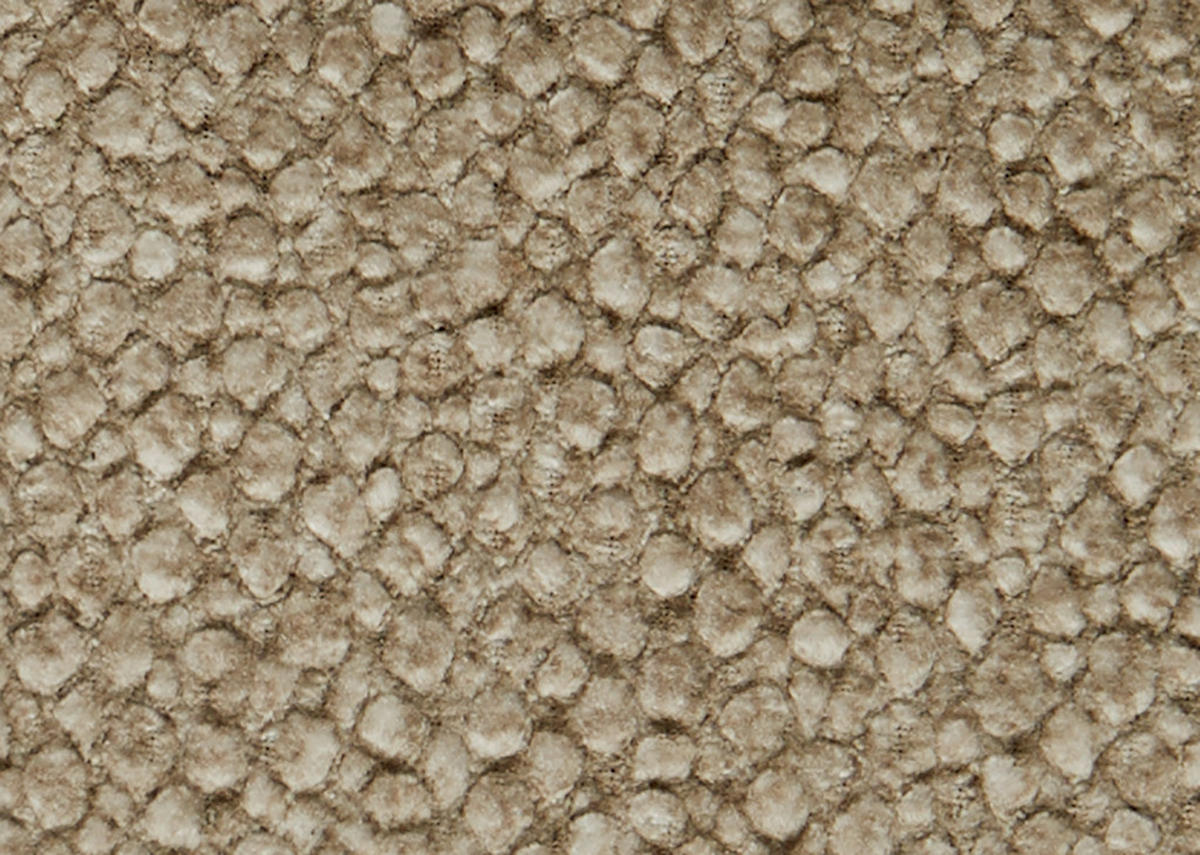 ECKBANK 165/225 cm  in Graubraun  - Graubraun/Schwarz, Design, Textil/Metall (165/225cm) - Moderano