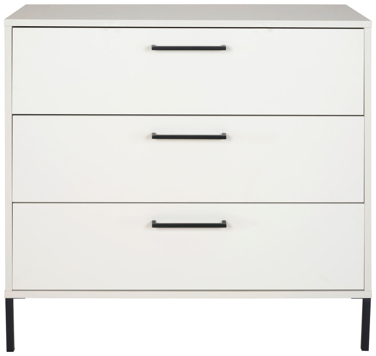 WICKELKOMMODE Milan Grau  - Anthrazit/Grau, Basics, Holzwerkstoff/Metall (101/91/101/45/77cm) - Jimmylee